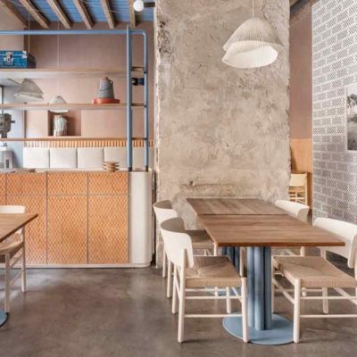 Cristina Celestino revamps the interiors of the 28 Posti restaurant in Milan
